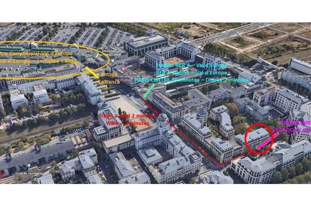 Appartement Familial 8 Personnes Proche De Disney Et Paris Chessy  Exterior foto